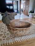 Home&you pojemnik taca ceramiczna wiewiórka orzech