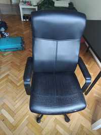 Ikea Verner krzesło biurowe obrotowe fotel skóra - Office chair