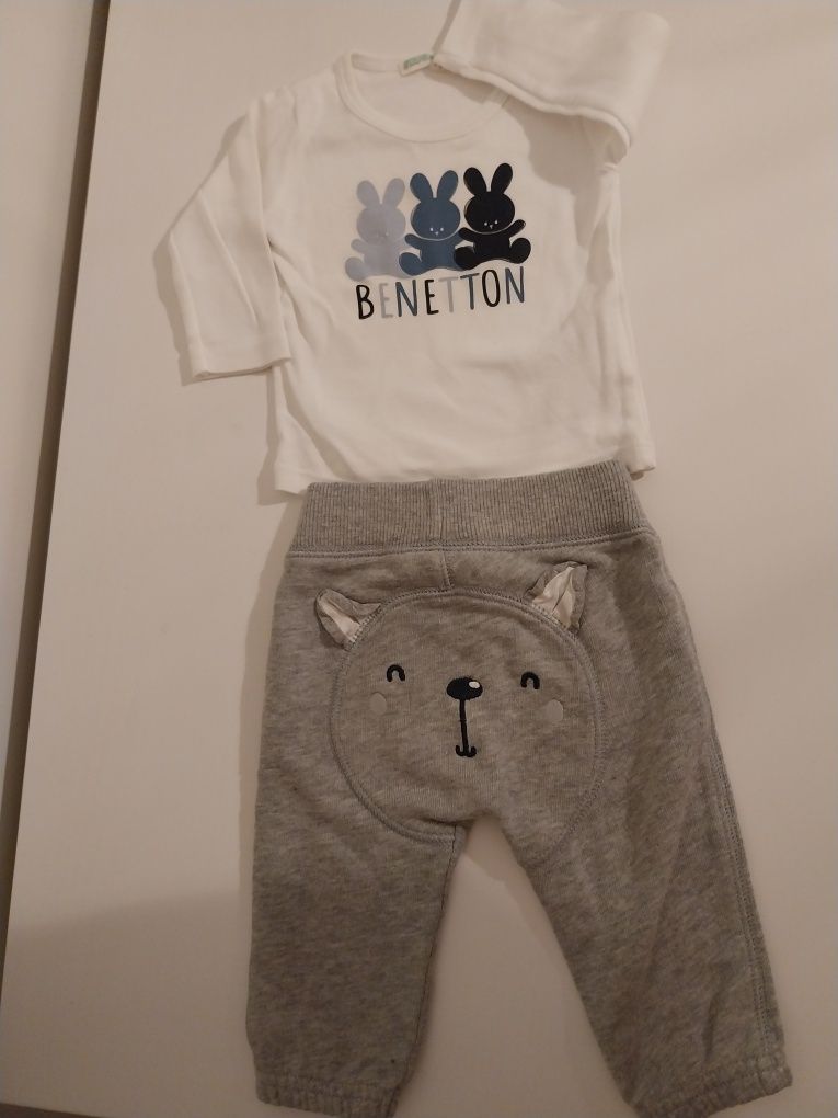 Camisola e calça para bebé Beneton