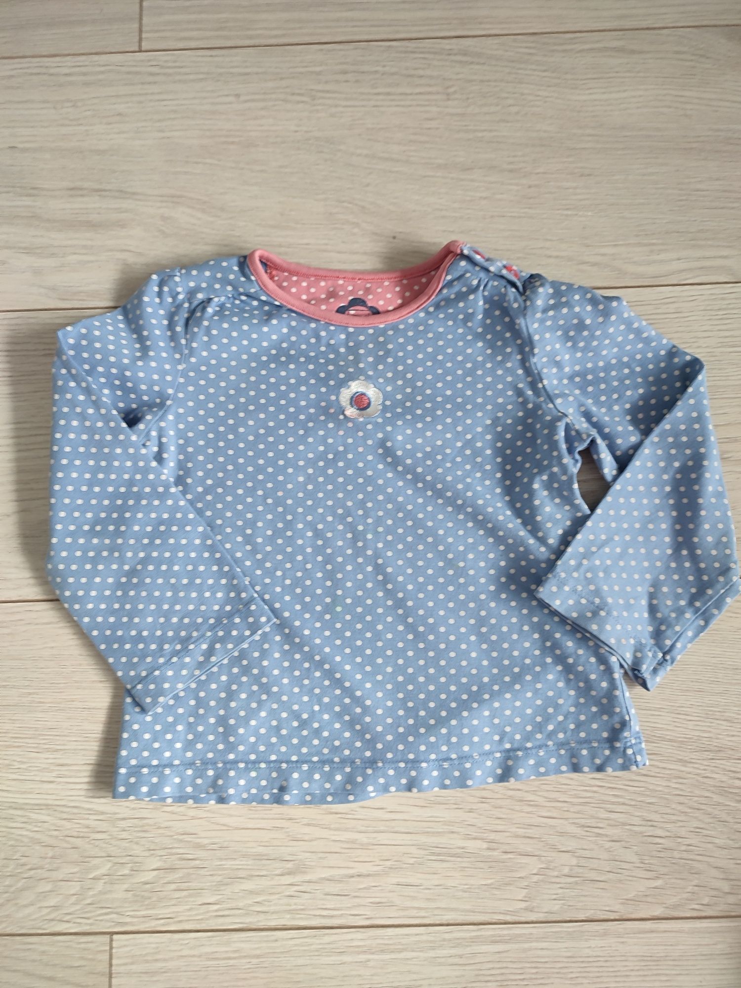 Bluza z kapturem bluzka z długim rękawem zestaw rozm 86 / 92