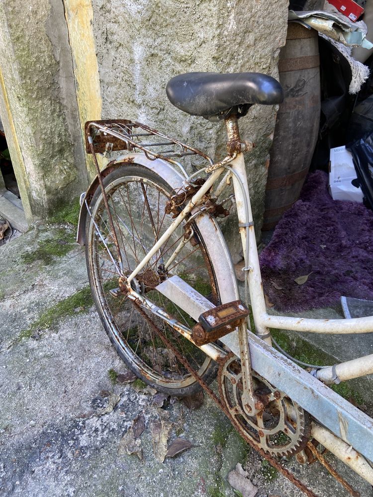 Bicicleta Antiga com matrícula