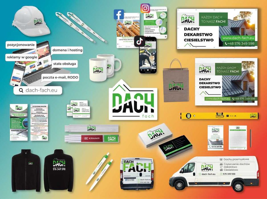 Projekt, Druk, Produkcja, Montaż, Obsługa - SKUTECZNIE, SZYBKO, TANIO!