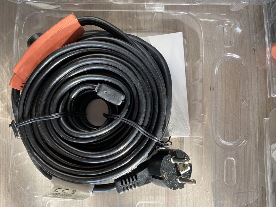 Nowy kabel grzejny przewod grzewczy z termostatem