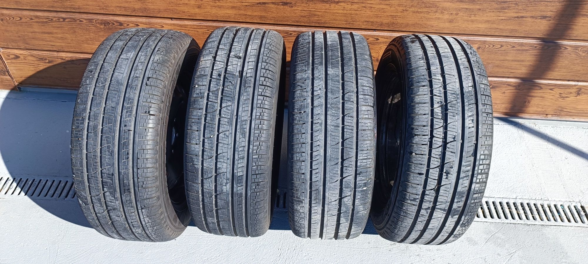 Opony 235/60R16 Pirelli całoroczne + felgi stalowe+ nakretki okazja