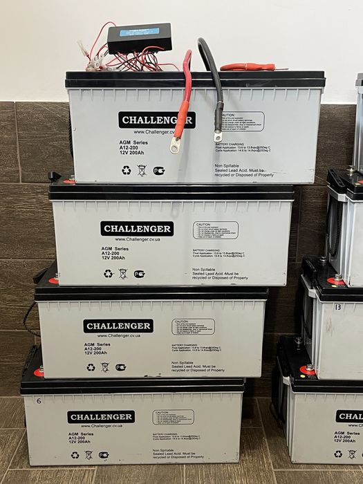 Аккамуляторы challenger 200 для инверора на 48v