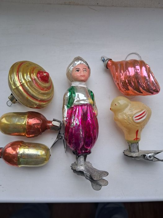 Ёлочные игрушки ссср.
