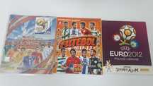 Cadernetas de cromos de futebol incompletas 3