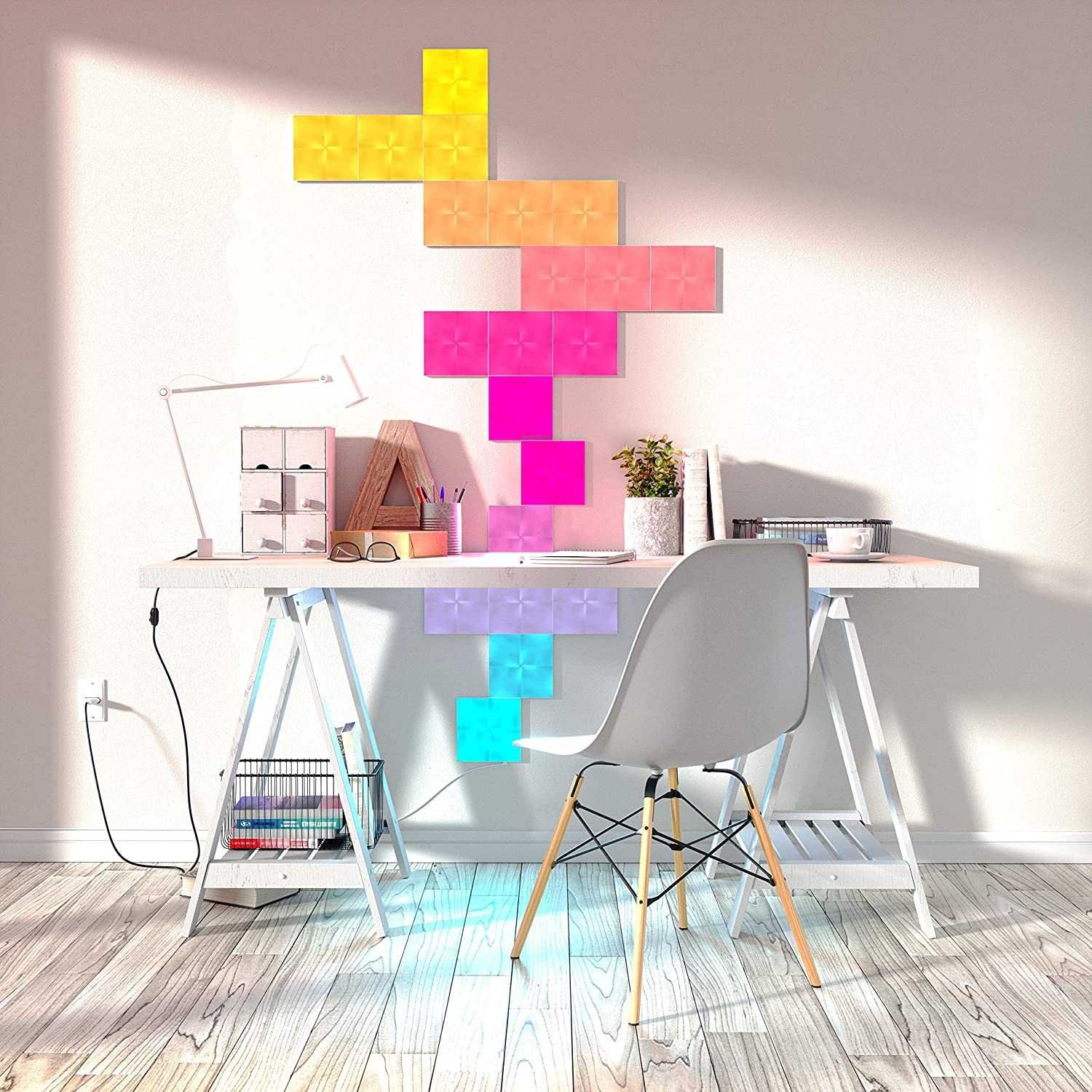 розумні світлодіодні настінні світильники RGBW Nanoleaf Canvas