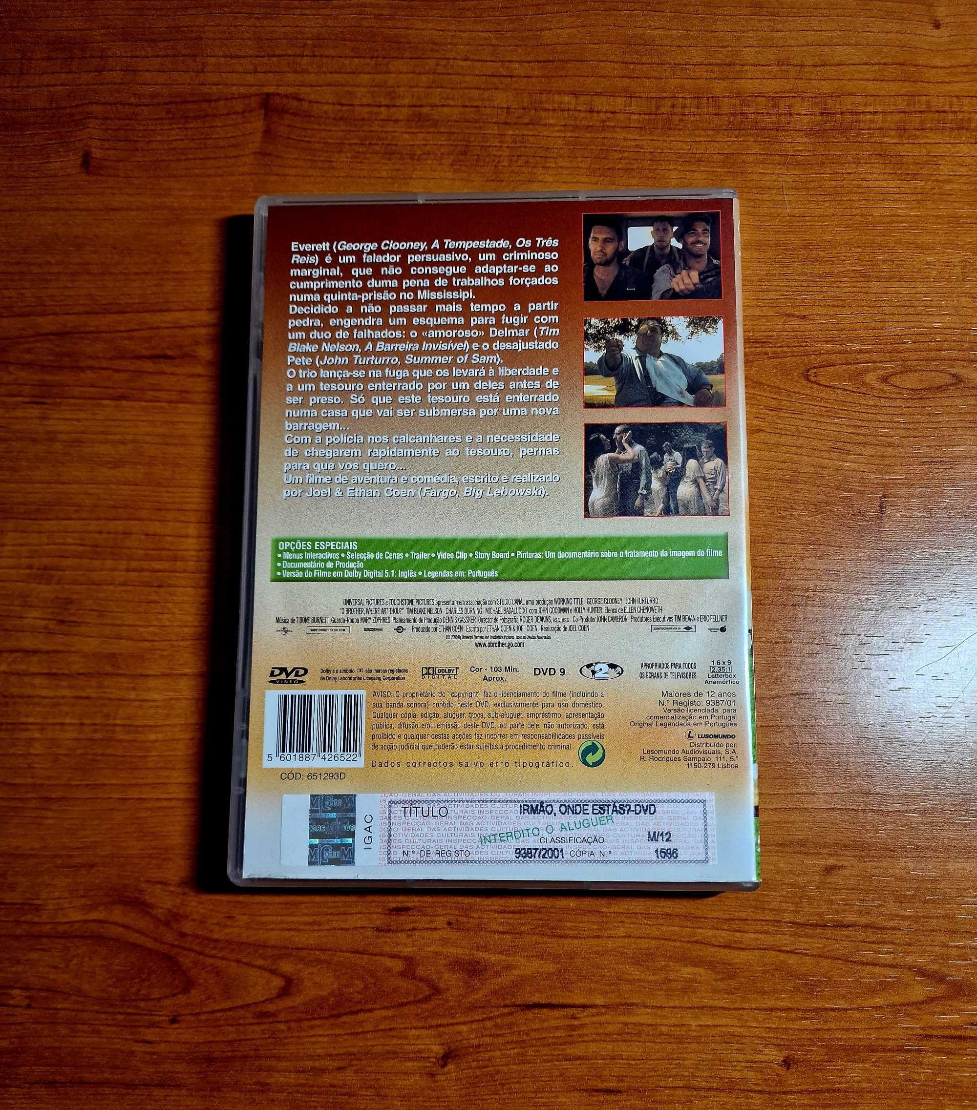 IRMÃO, ONDE ESTÁS? (Joel & Ethan Coen) George Clooney/John Goodman