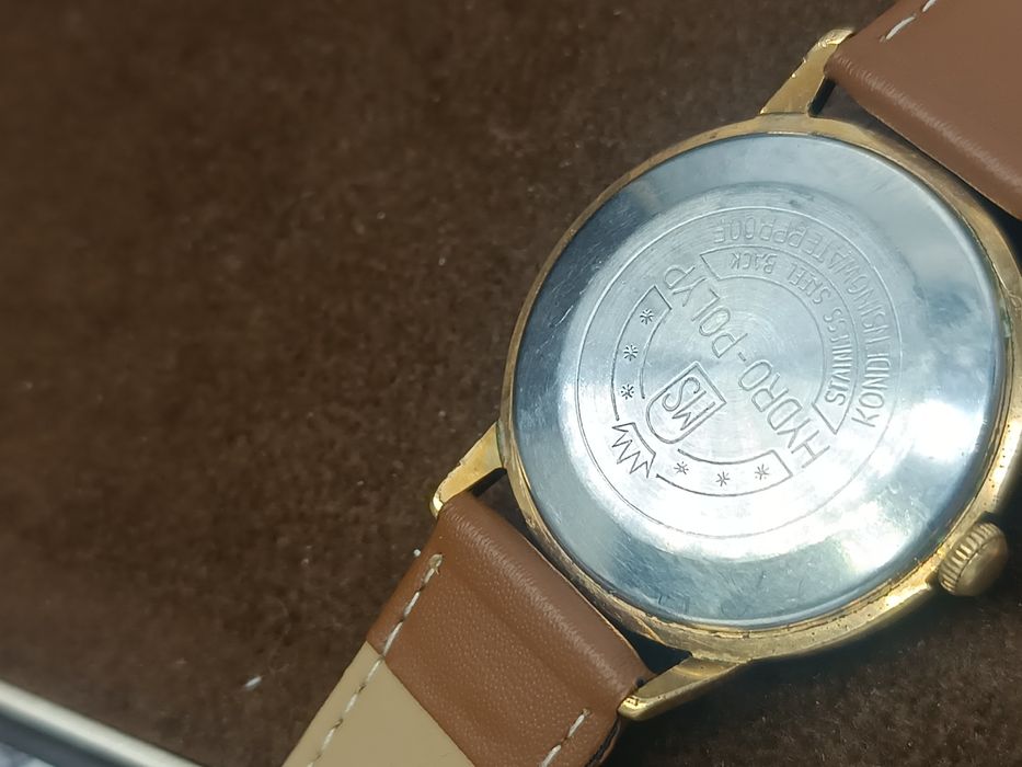 Zegarek monthe mechaniczny pozłacany au 17jewels