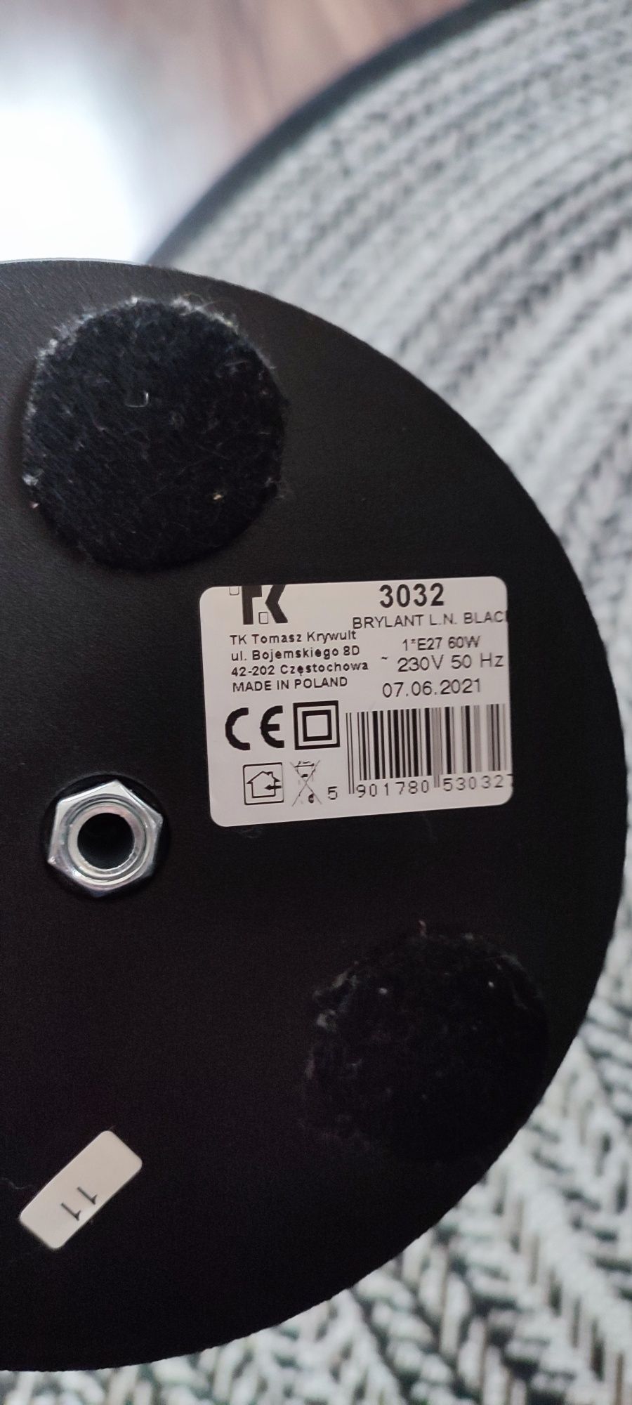 Lampa stołowa nocna brylant