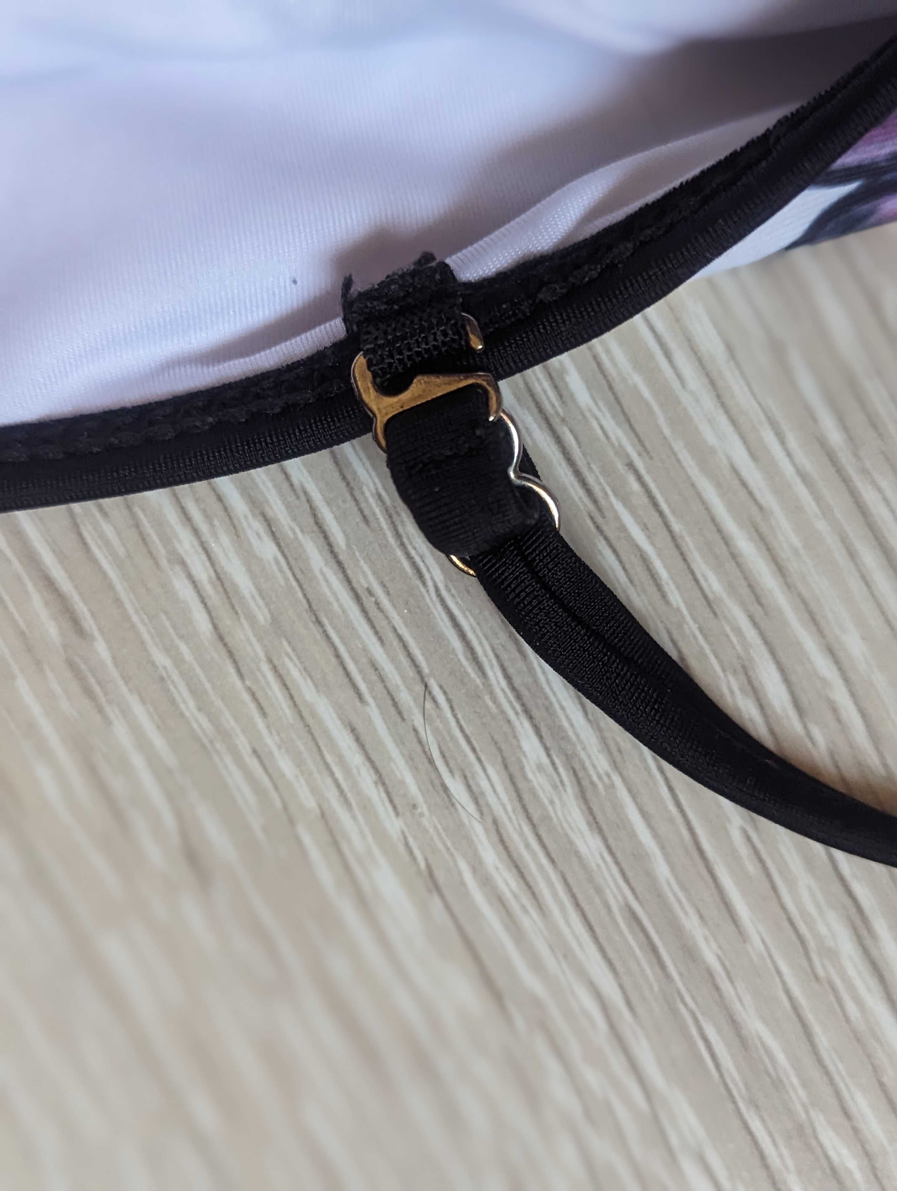 Kostium kąpielowy rozmiar M push up B wyszczuplajacy liście kolorowy
