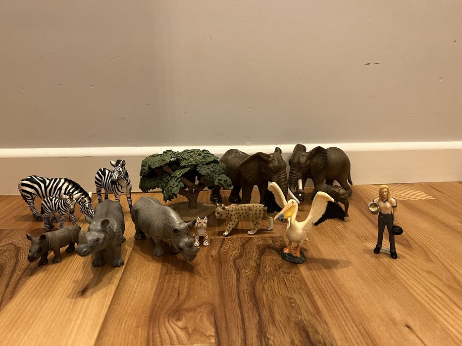 Schleich zestaw z drzewem