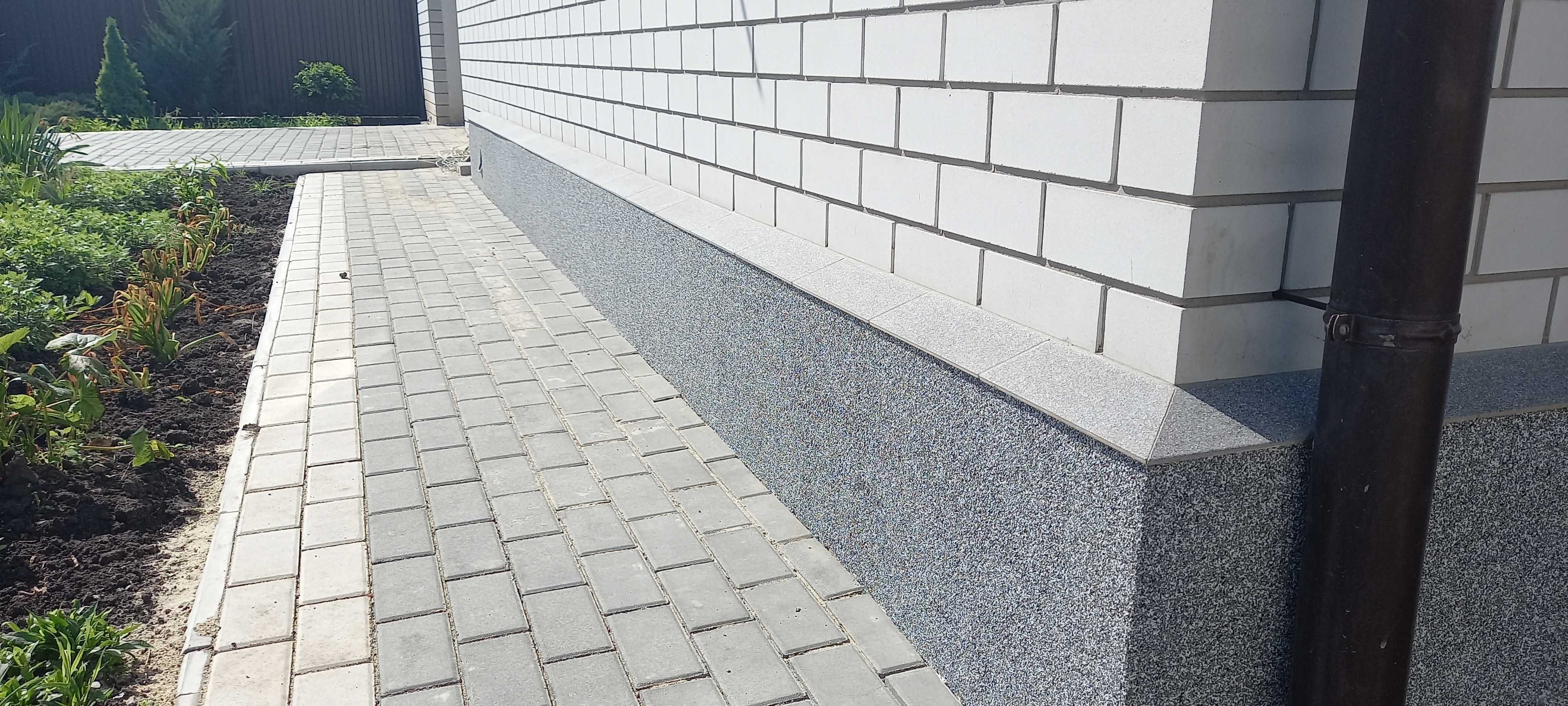 Укладка тротуарной плитки. Монтаж тротуарной плитки "Старый город"