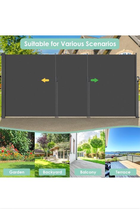 Markiza boczna 160x360 cm (wys. X dł.)