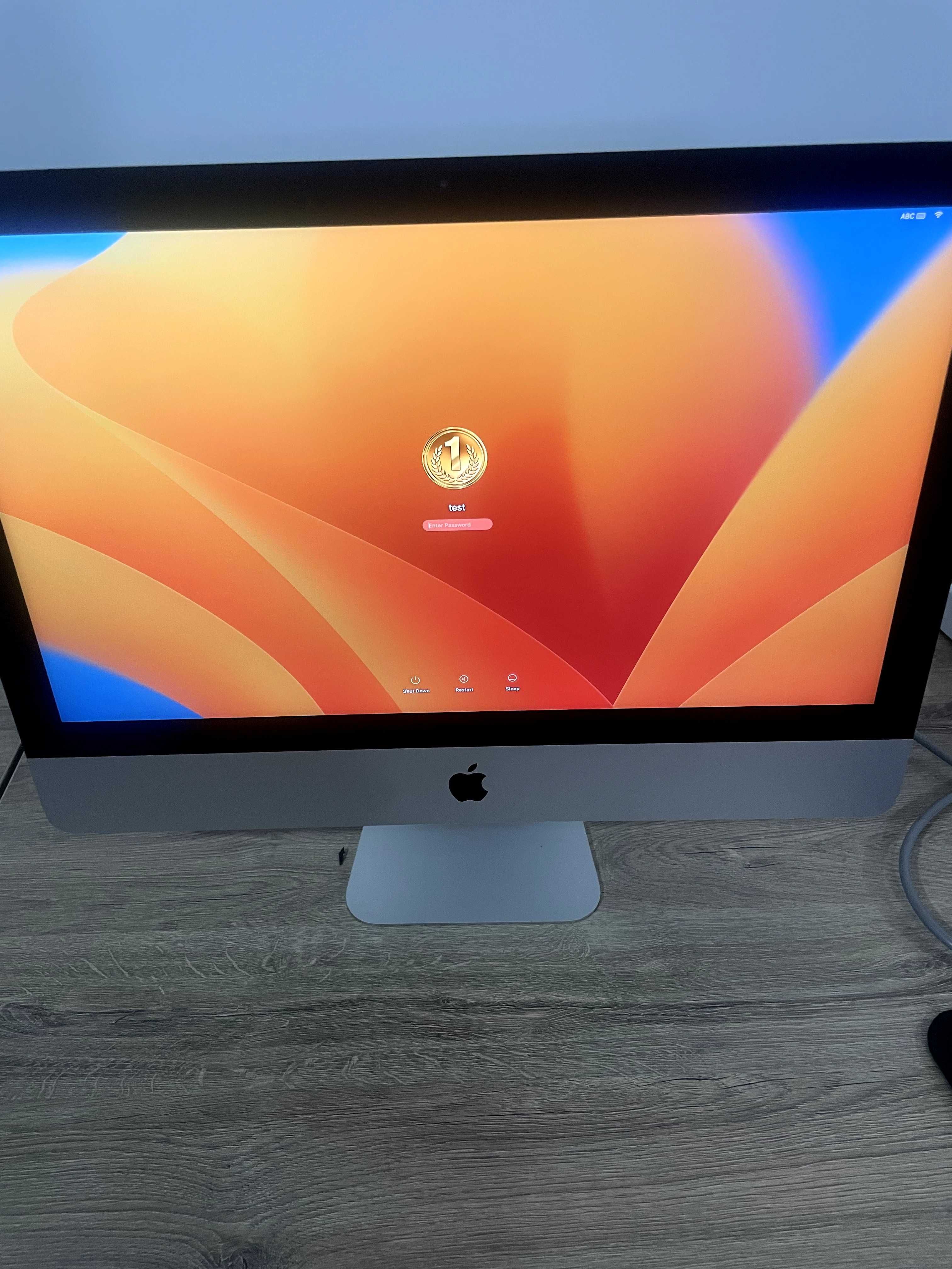 Моноблок/компьютер Apple Imac 21,5 4К (i5/16/rx560 4gb/1 TB  Fusion