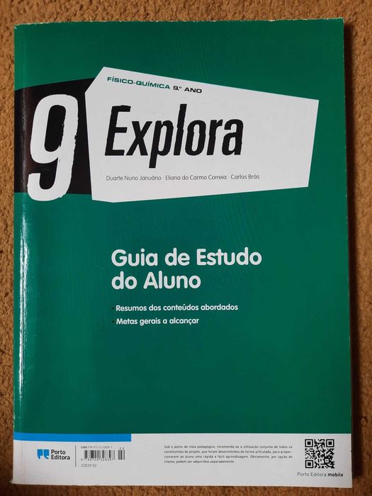 "Explora 9" - Caderno de Atividades Físico-Química 9º ano