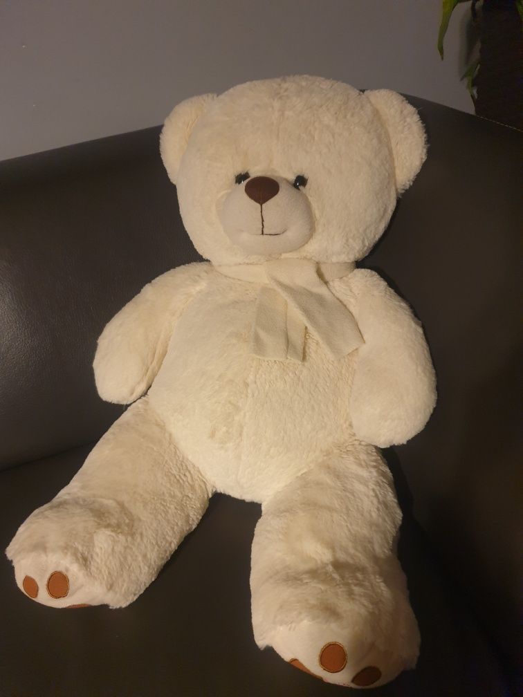Pluszowy miś 70 cm misiak misiu kremowy mięciutki