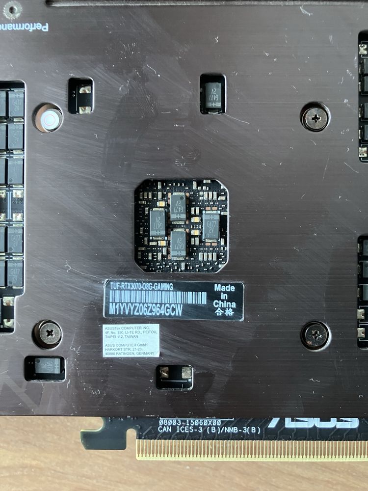 Asus RTX 3070 TUF Gaming OC 8GB