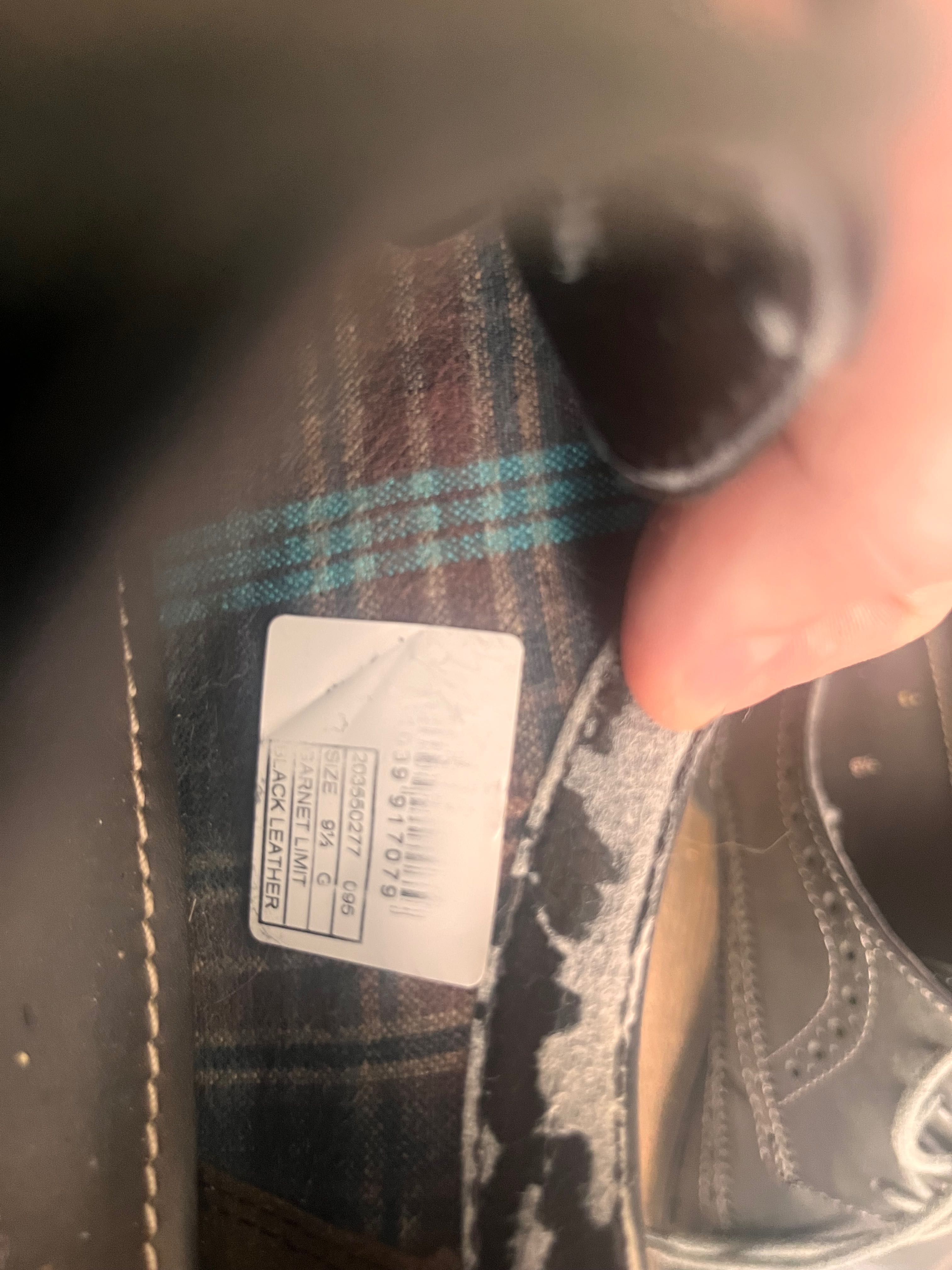 Туфлі чоловічі Clarks Garnet Limit Black розмір 44