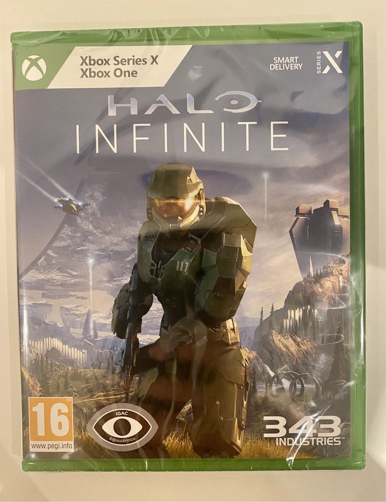 Halo Infinite Xbox series e Xbox one novo e selado