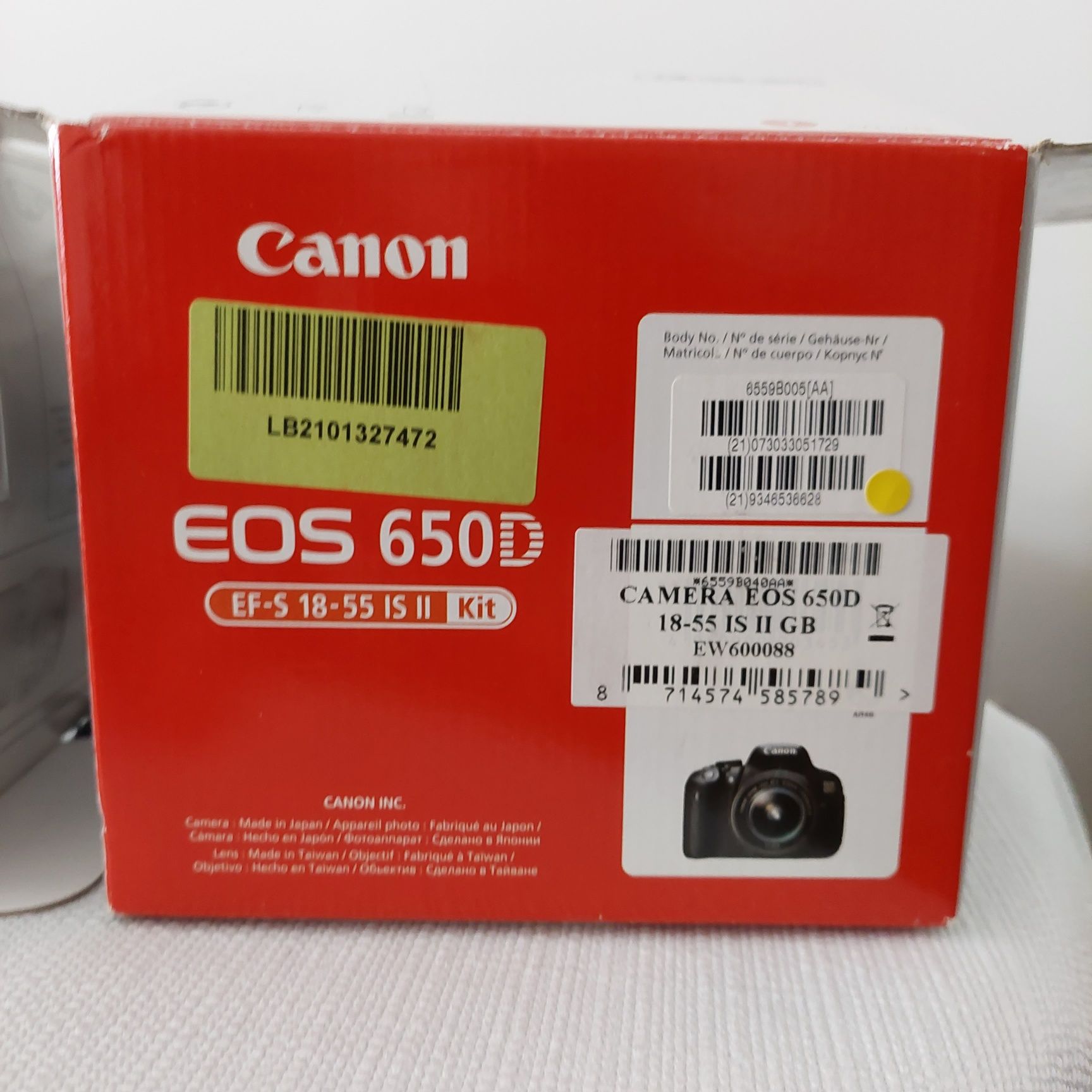 Canon Eos 650d aparat lustrzanka