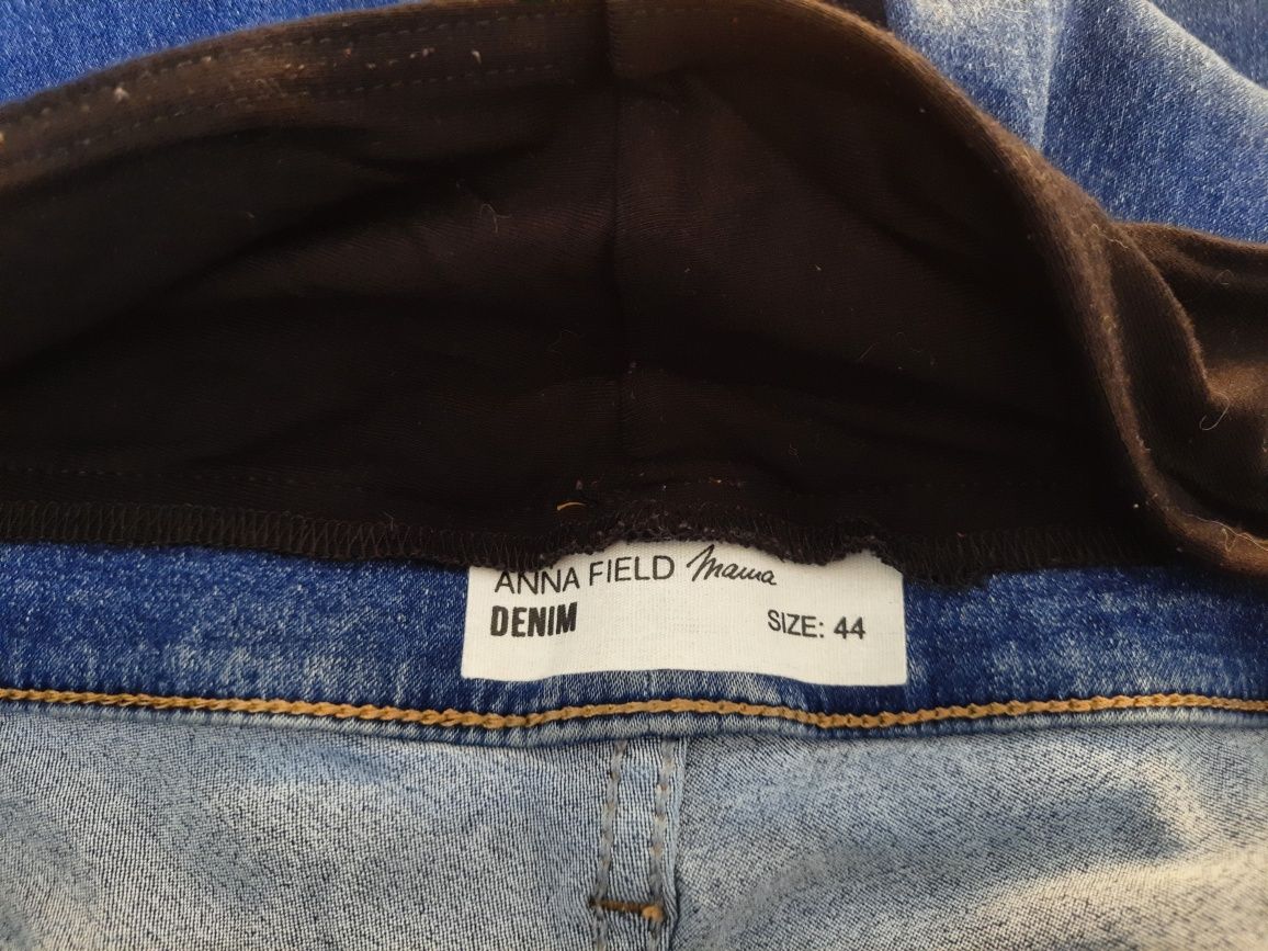 Spodnie jeansy rurki ciążowe rozmiar 44