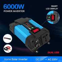 Inversor 12v 220v 6000w novo