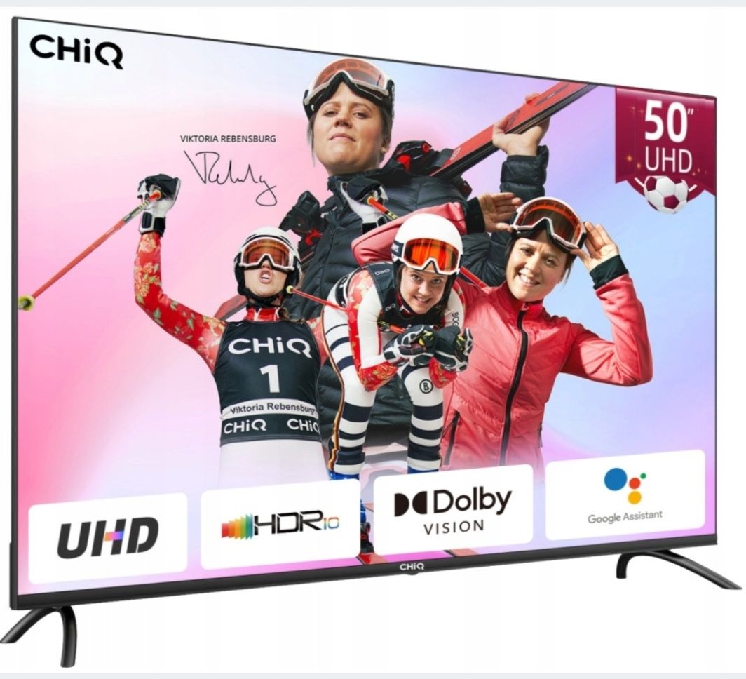 Telewizor CHiQ U50G7LX 50” LED 4K UHD Android TV uszkodzony