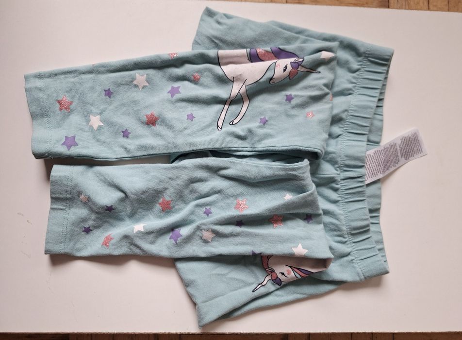 Legginsy 128 11 par paczka legginsów paka legginsow