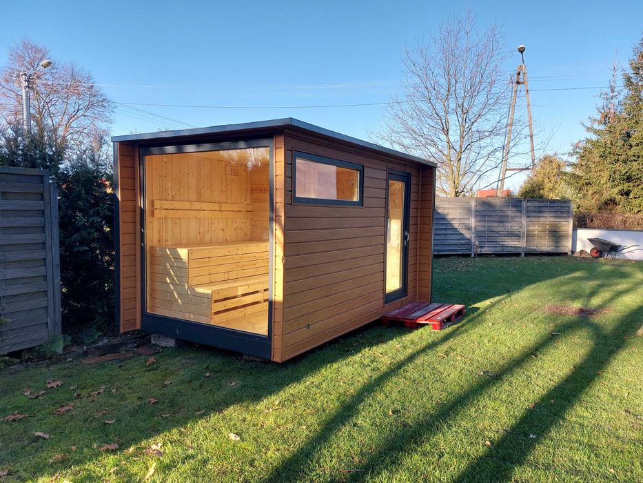 Sauna ogrodowa, sucha, fińska