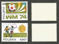 Mistrzostwa Świata w piłce nożnej w RFN kat. FI 2168, 2169 stan** 1974