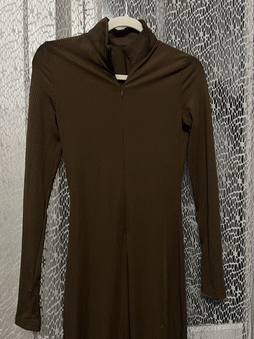 Комбинезон облегающий лосины рубчик