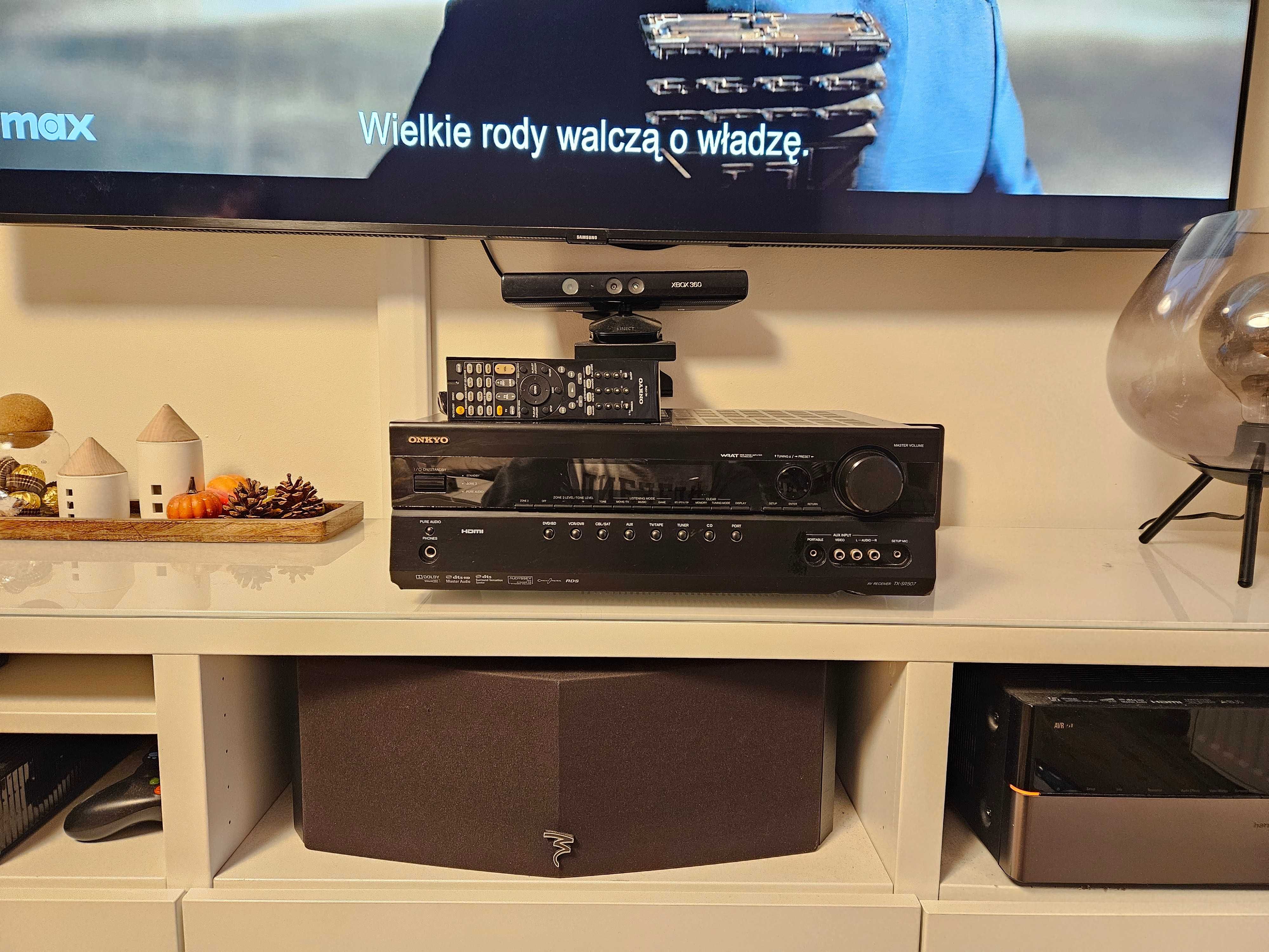 OKAZJA wzmacniacz amplituner hdmi kino stereo Onkyo tx sr 507  mocny