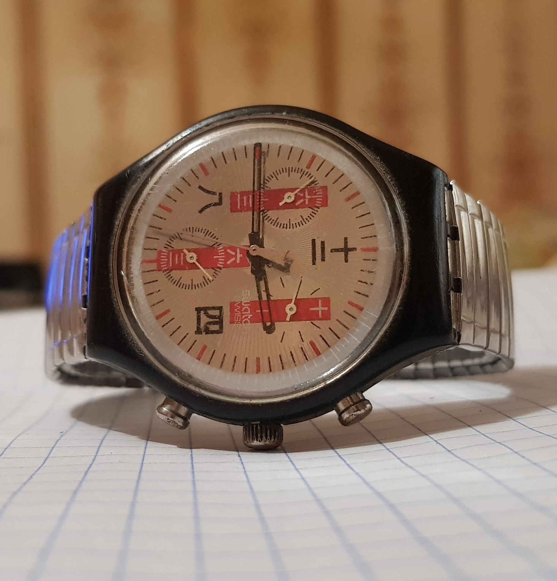 Часы Swatch Швейцария на ходу. Винтаж.