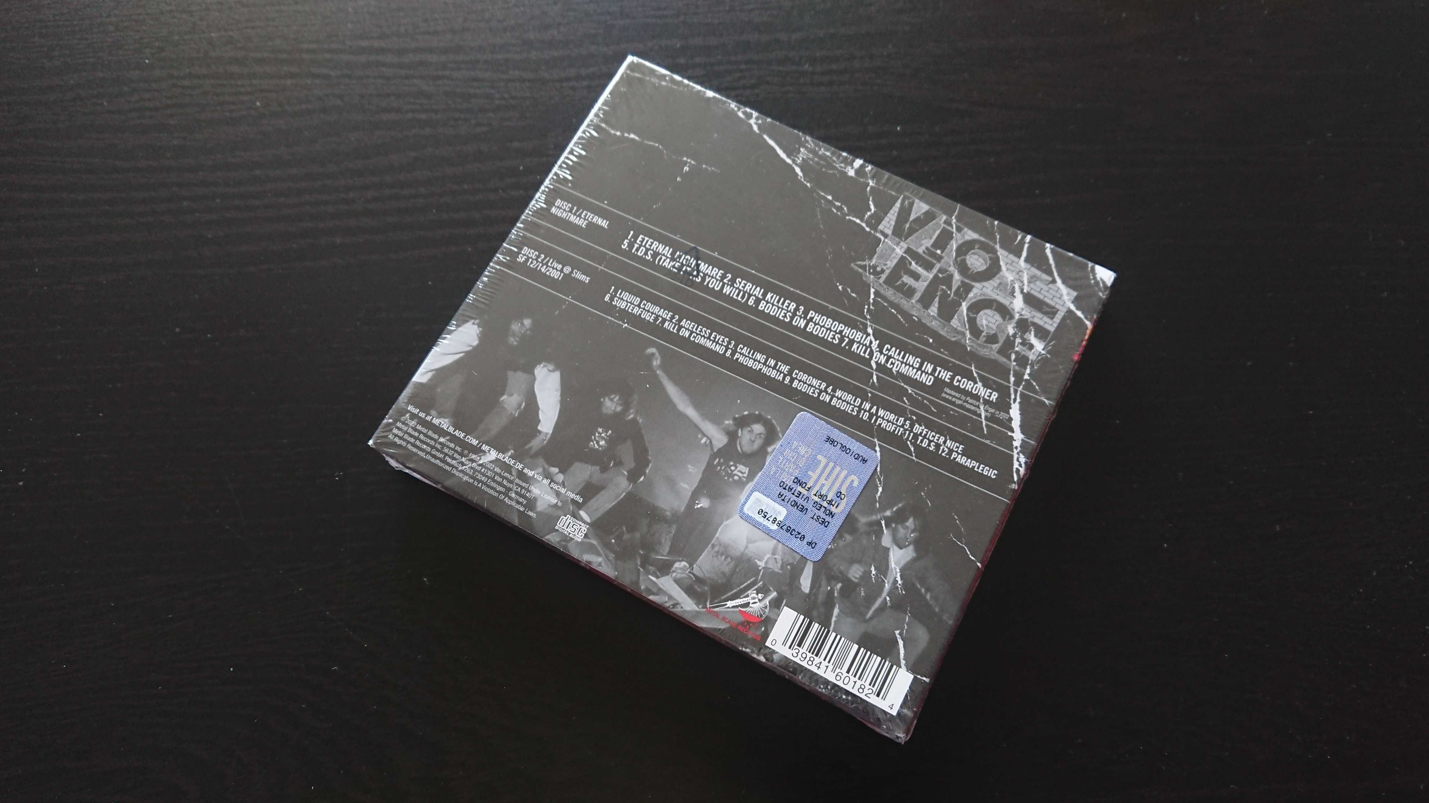 Vio-Lence Eternal Nightmare 2CD *NOWA* Limited Edition Digipak 2022 MB