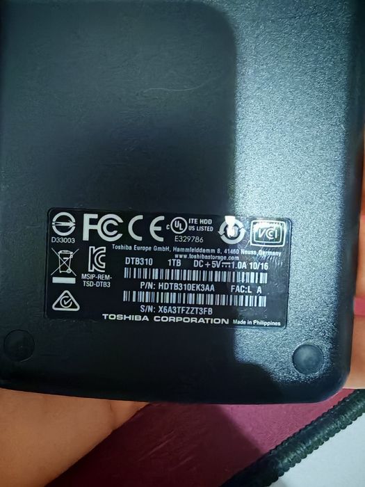 Dysk przenośny Toshiba 1tb usb 3.0