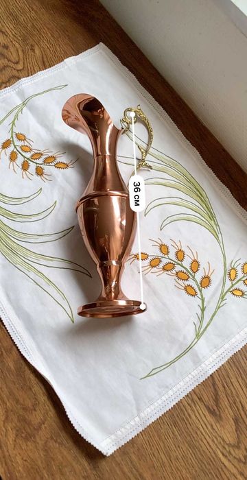 Медный графин-ваза винтаж, Франция