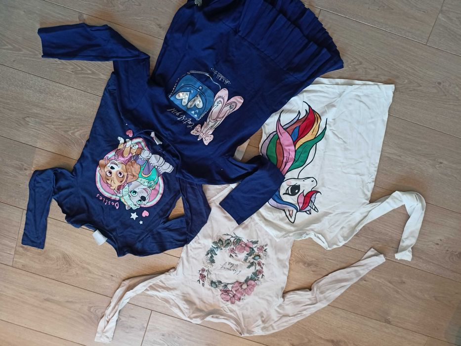 Mega paka 122/128 firmowe dziewczynka