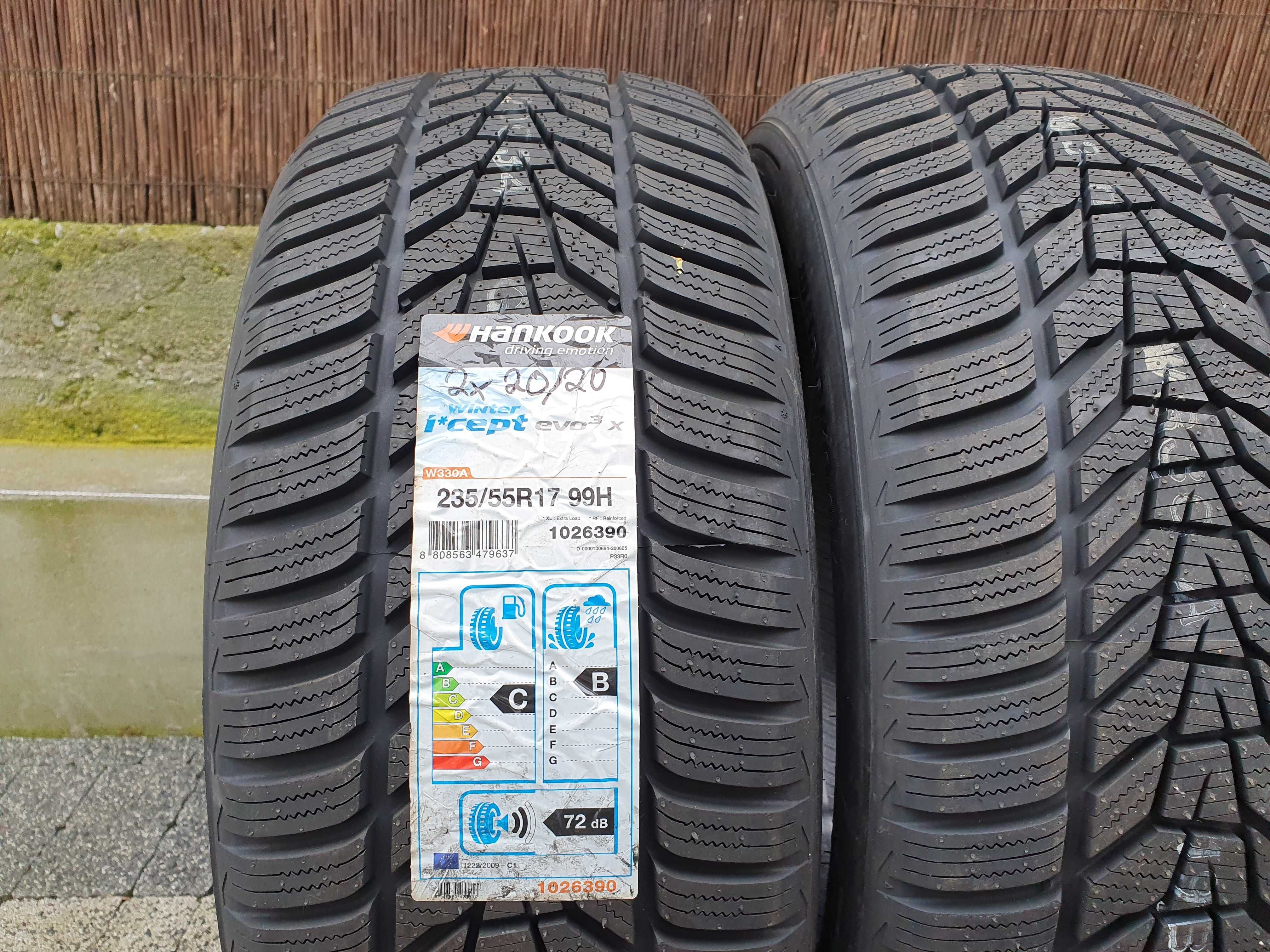 2x 235/55/17 99H Hankook Icept evo 3 Nowe! 2020r.