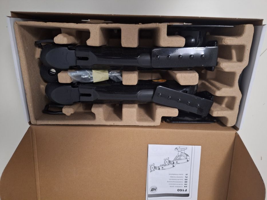 Podwójny uchwyt do monitora NB F-160