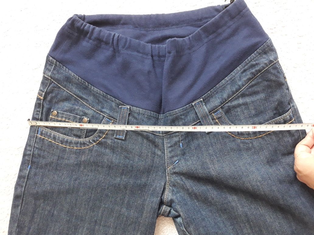 Spodnie jeansy ciążowe L