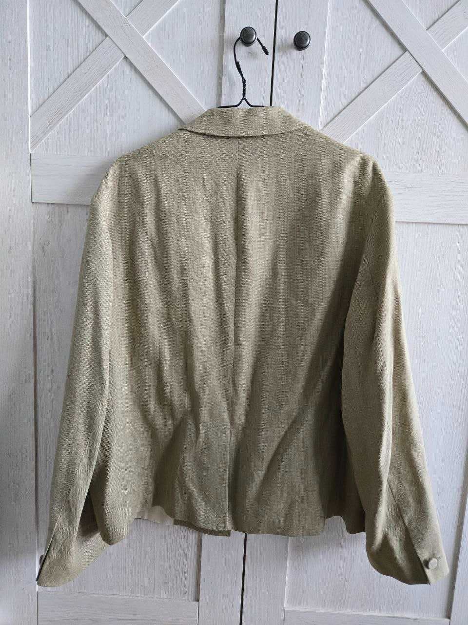 Піджак лляний Zara новий