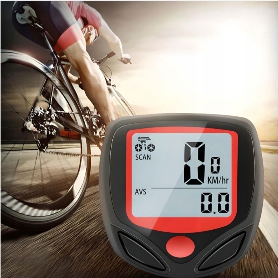 NOWW Licznik Rowerowy 15 Funkcji Prędkościomierz Wyświetlacz LCD Wodoo