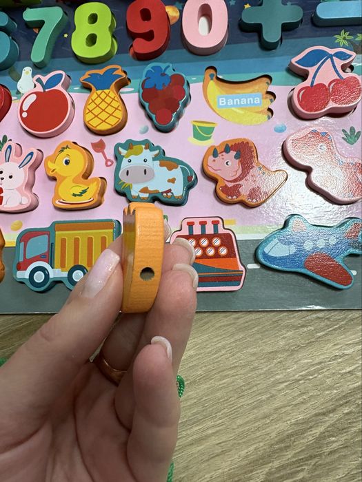 Деревʼяна гра сортер, сортер з дерева