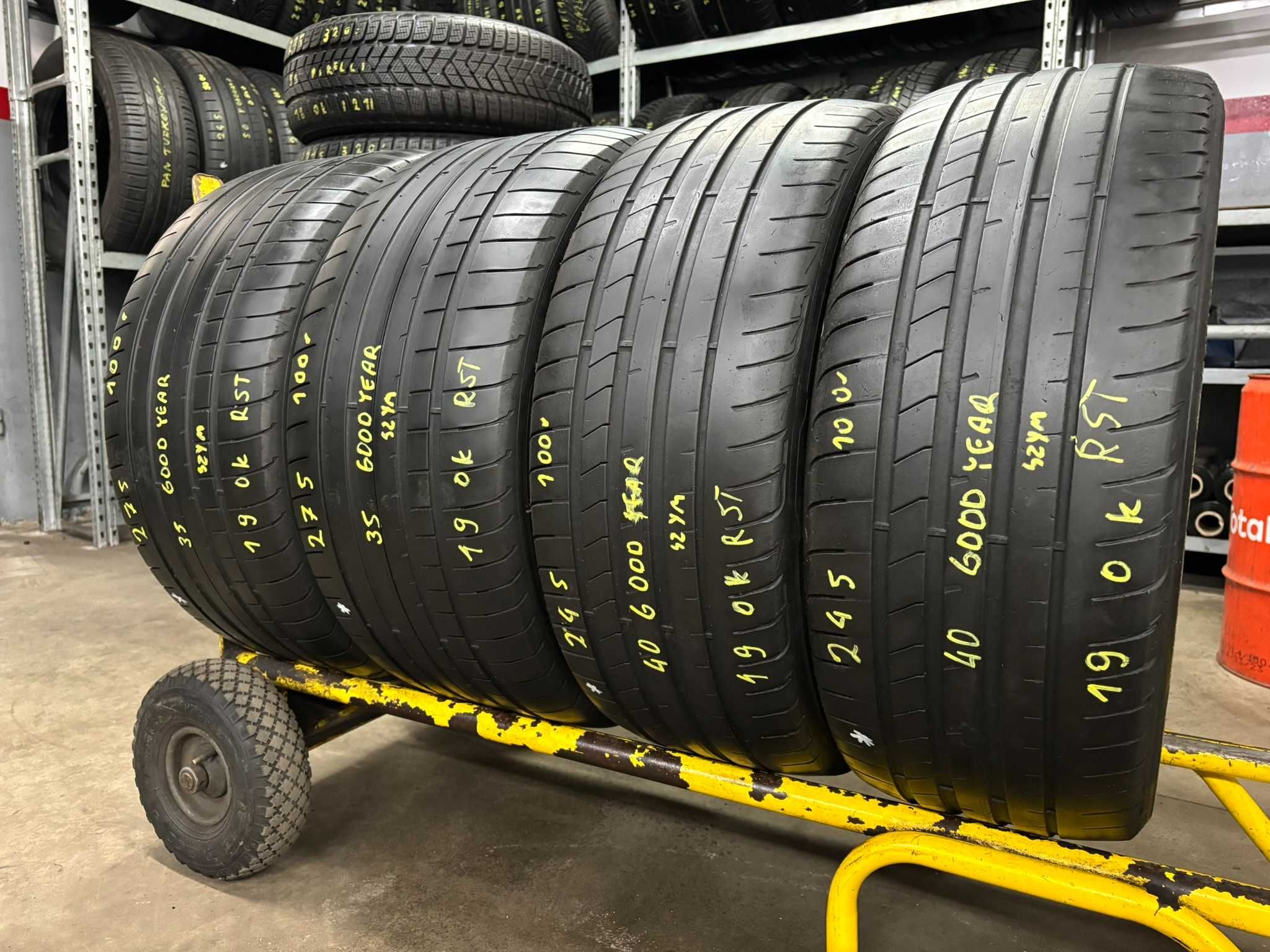 4X Opony 245/40R19 275/35R19 Goodyear Eagle F1 Asymmetric 3 RSC * MOE