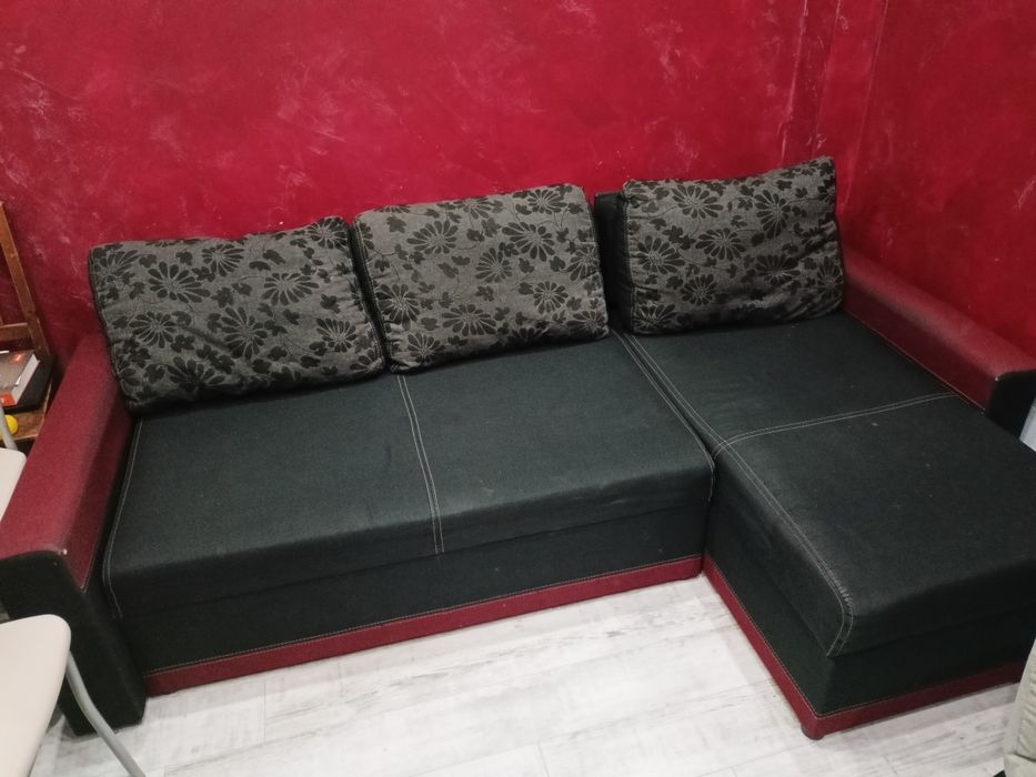 Sofa kanapa narożna z funkcją spania Agata meble