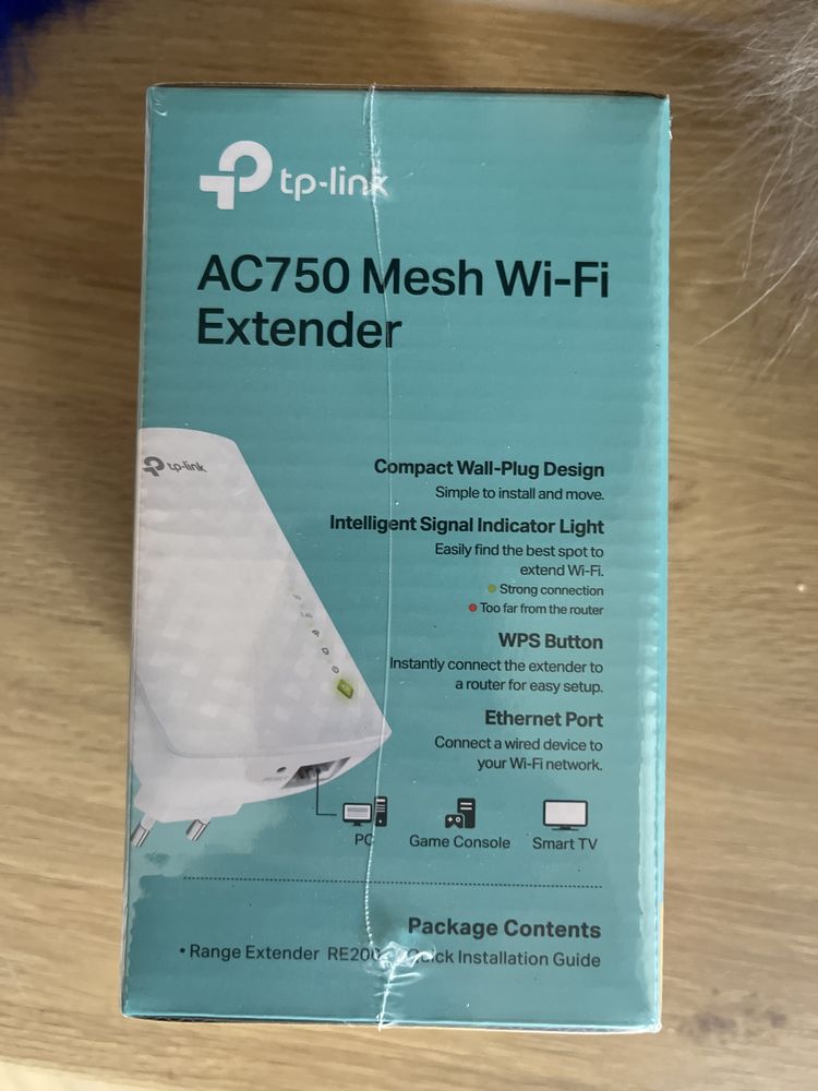 Wzmacniacz sygnału tp link ac750 mesh Wi-Fi