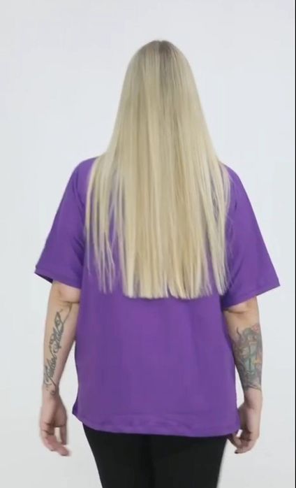 Футболка фіолетова сіра та рожева з стрикозою турція бавовна