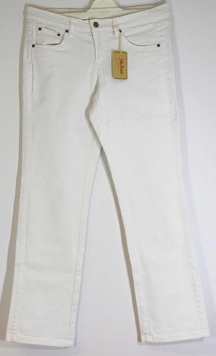 Jeans kolor biały Rozmiar 44 na wysokich